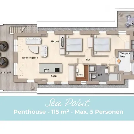 Apartment Sea Point – Traumhafter Ostseeblick Und Moderne Eleganz Im Ostseeresort Olpenitz